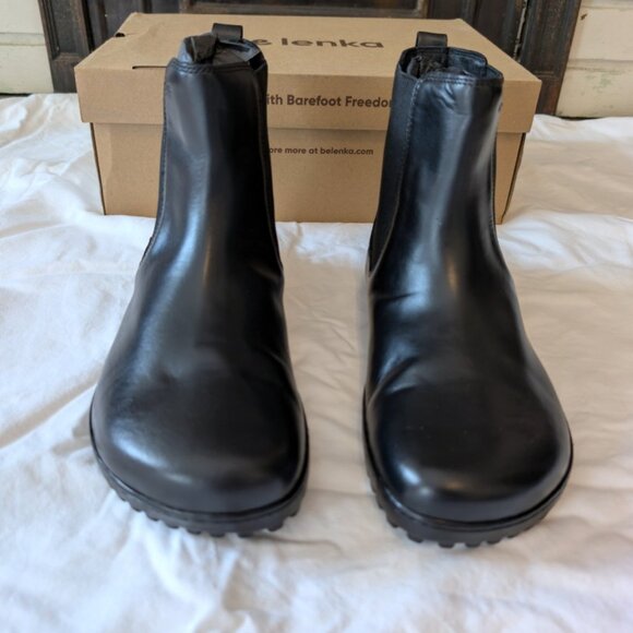 NIB Barefoot Boots Be Lenka Glam women's boots, black size 8 (41) - Picture 3 of 7